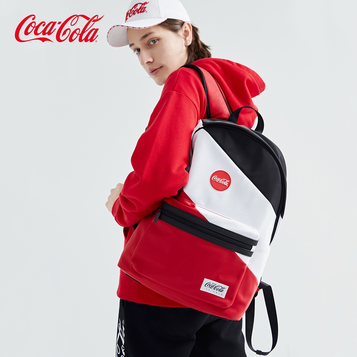 coca-cola可口可乐双肩包