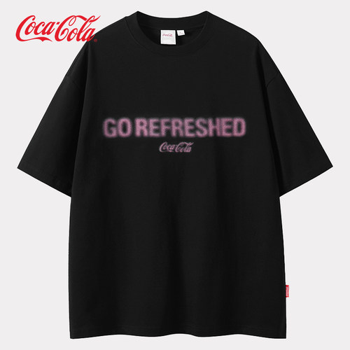 可口可乐波点冰感短袖T恤