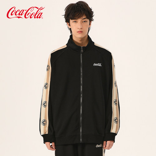 Coca-Cola可口可乐撞色夹克外套