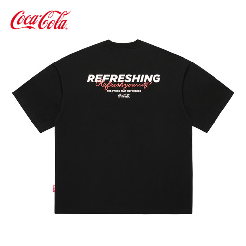 Coca-Cola/可口可乐拼色短袖T恤