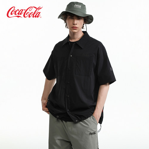 Coca-Cola可口可乐短袖衬衫