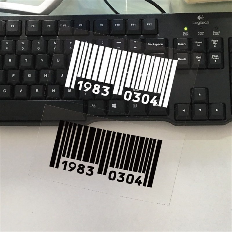 个性定制  汽车贴纸 条形码 搞笑 改装车贴 贴纸 反光车贴