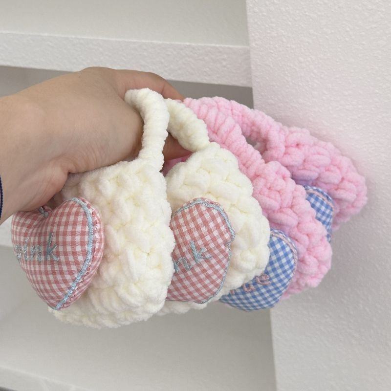 可爱爱心耳机包零钱包钥匙书包挂件防摔保护套毛绒收纳袋包,节庆用品/礼品,节日装扮用品,淘宝优惠券,粉丝福利购,淘宝优惠卷