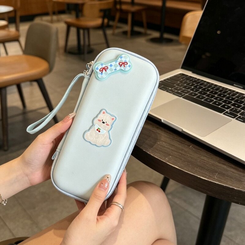 蓝色西高地大疆pocket3/4收纳盒盒小狗保护套功能手提相机包