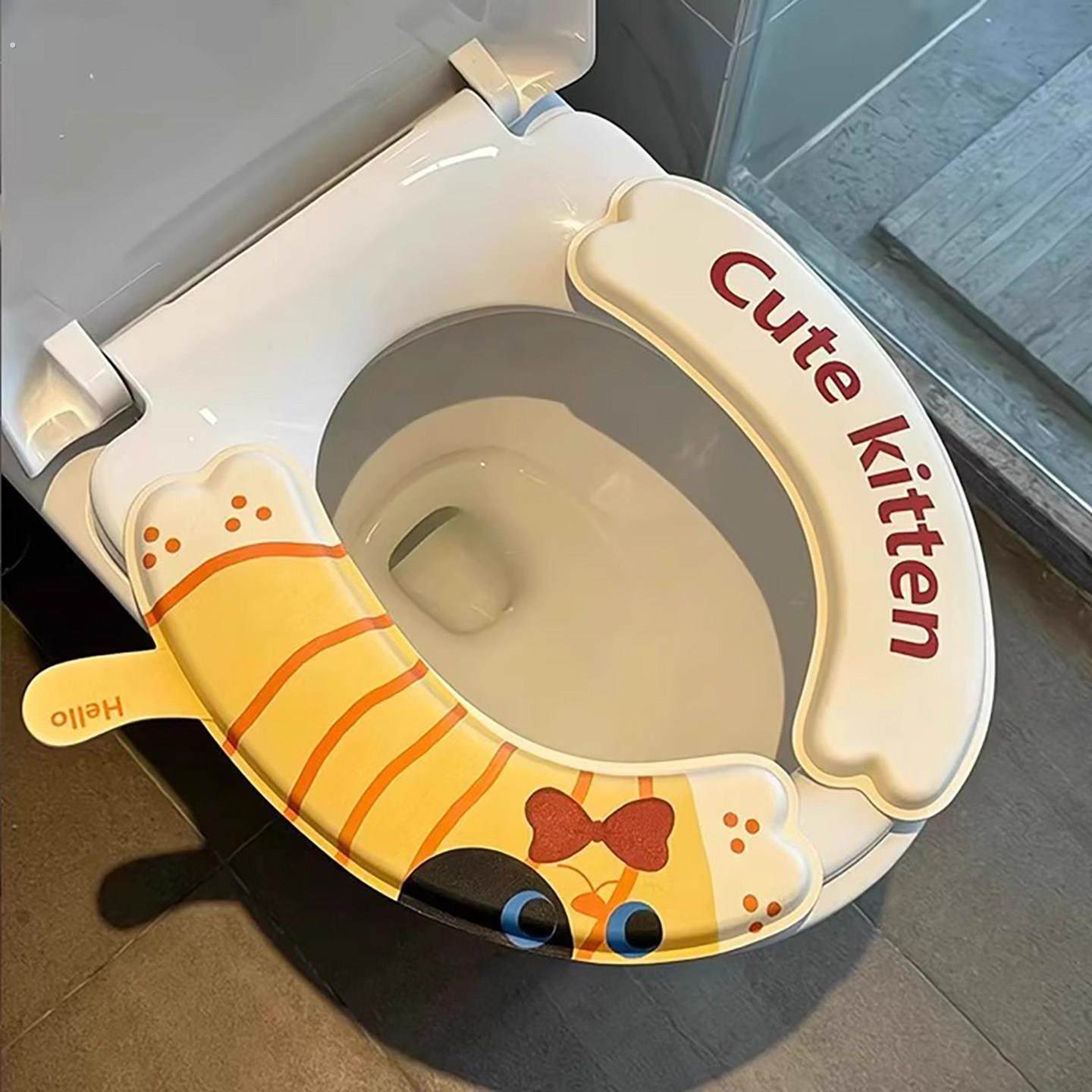 马桶垫四季通用防水可水洗黏贴式坐便垫圈双片可爱高级马桶坐垫子,户外/登山/野营/旅行用品,马桶垫,淘宝优惠券,粉丝福利购,淘宝优惠卷