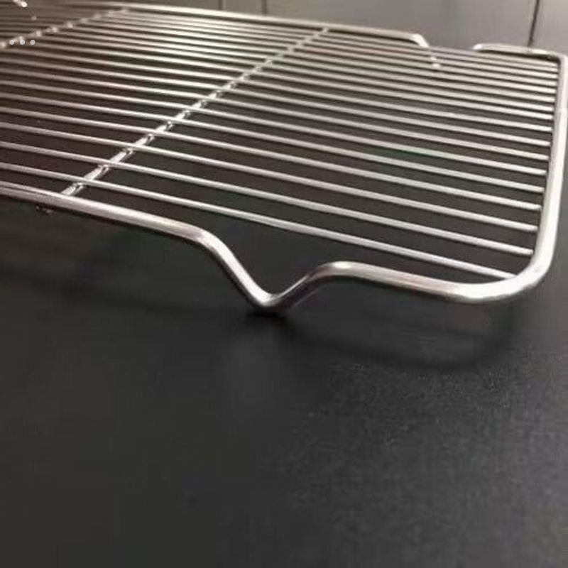 条形烧烤网04不锈钢加粗户外烤肉网炭火烧烤架子网烘焙晾网定制