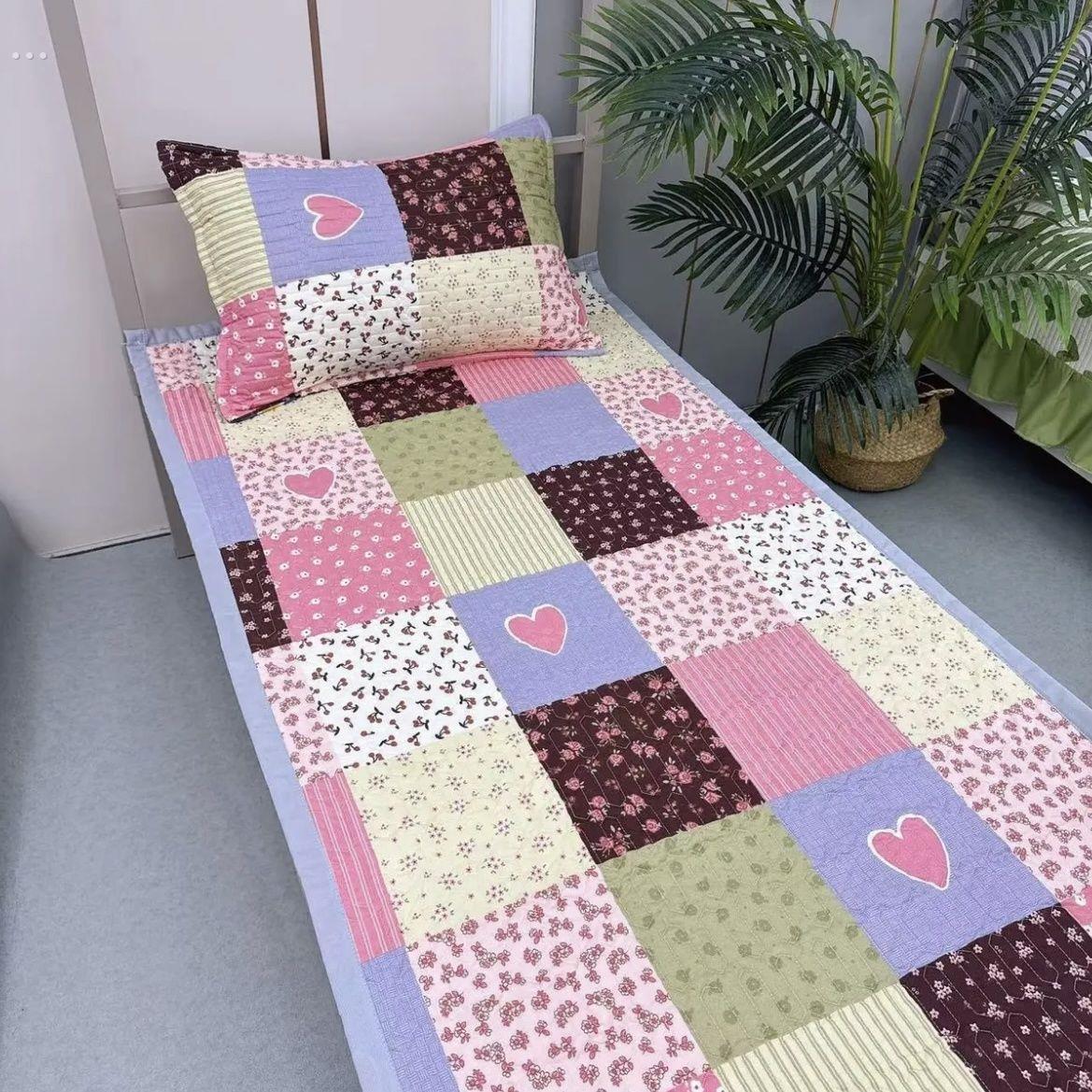 大学生宿舍床盖90*200cm寝室上下铺单人床双面防滑床单四季新款