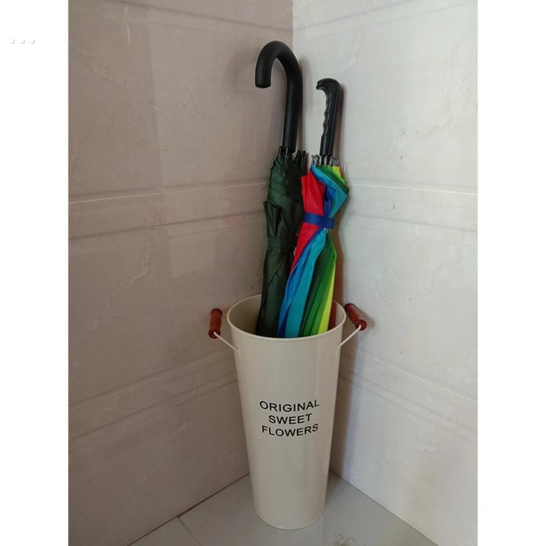 雨伞收纳架家用入户门口玄关放伞神器挂伞架子铁桶高级ins风创意