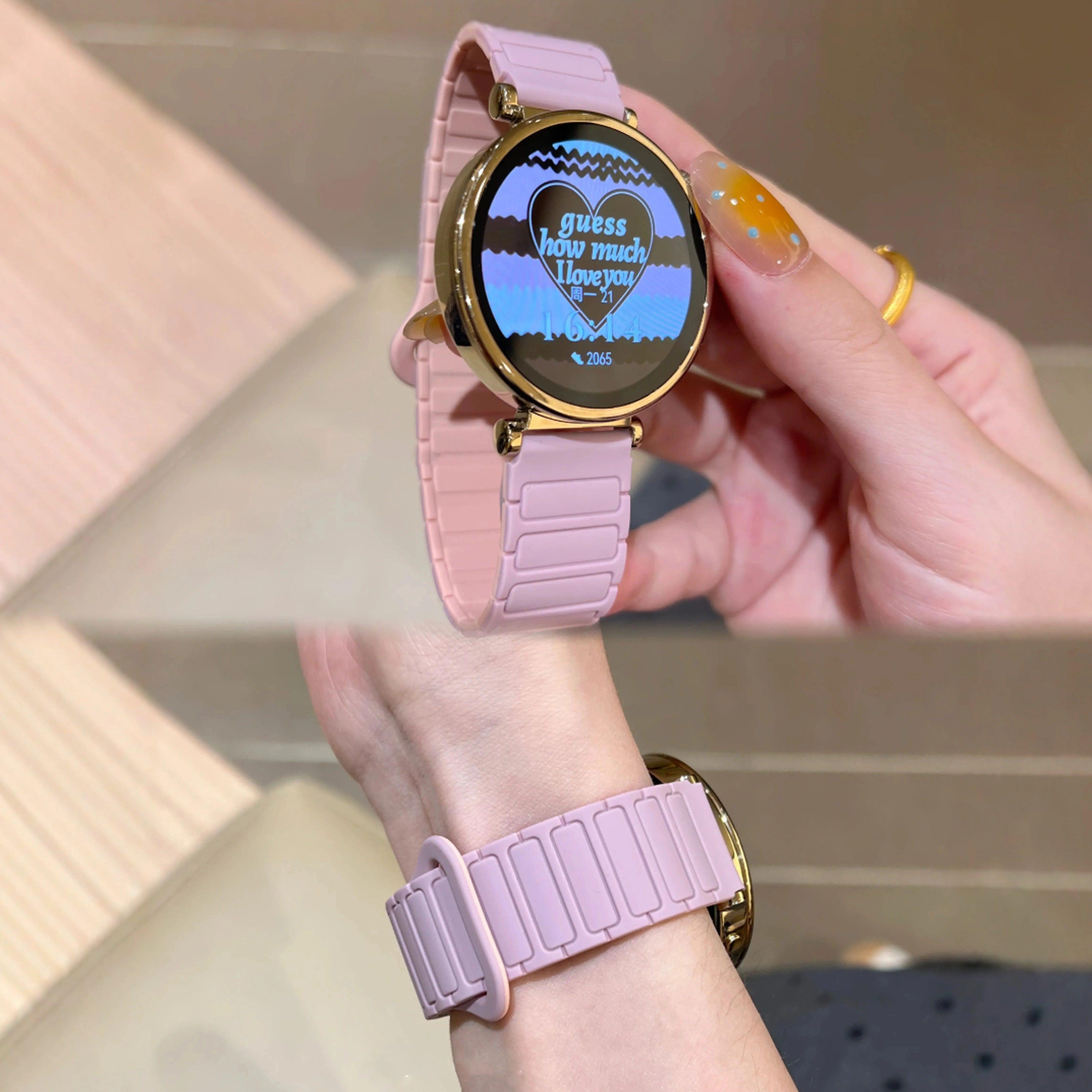 适用OPPOWatchX3表带硅胶磁吸X/X2/X2MiniS智能运动watch4pro腕带