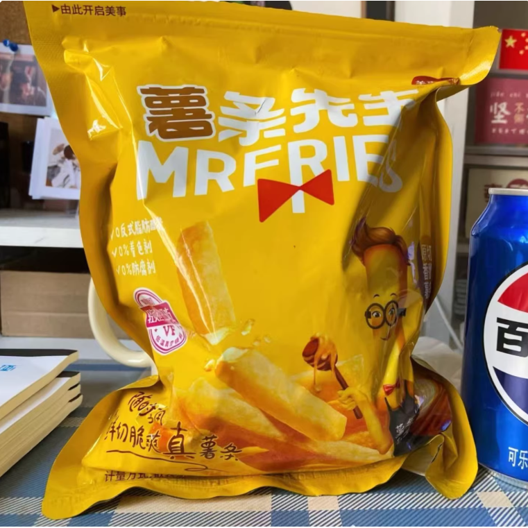 薯条先生鲜切薯条土豆条香脆马铃薯条蜂蜜黄油味原味大包无添加
