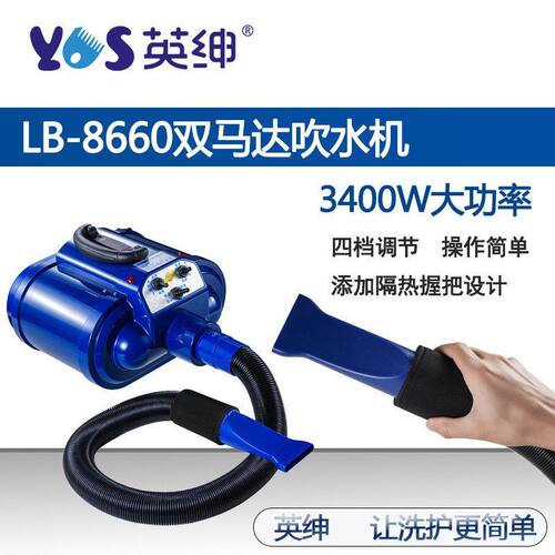 双猫咪吹风机英绅宠物水机美容室