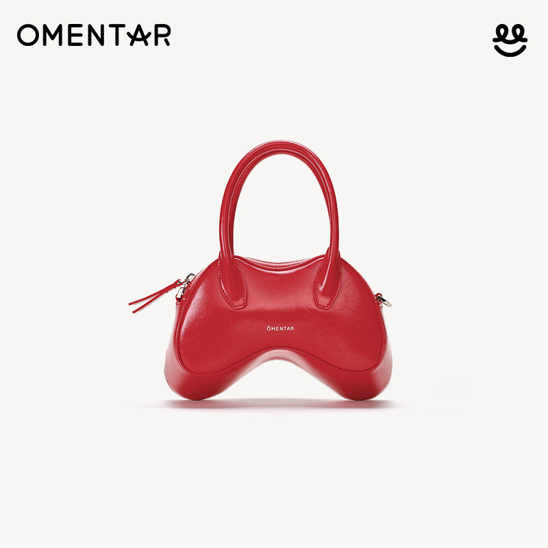 OMENTAR原创小众设计斜挎手柄包包女新款时尚百搭斜挎手提小包