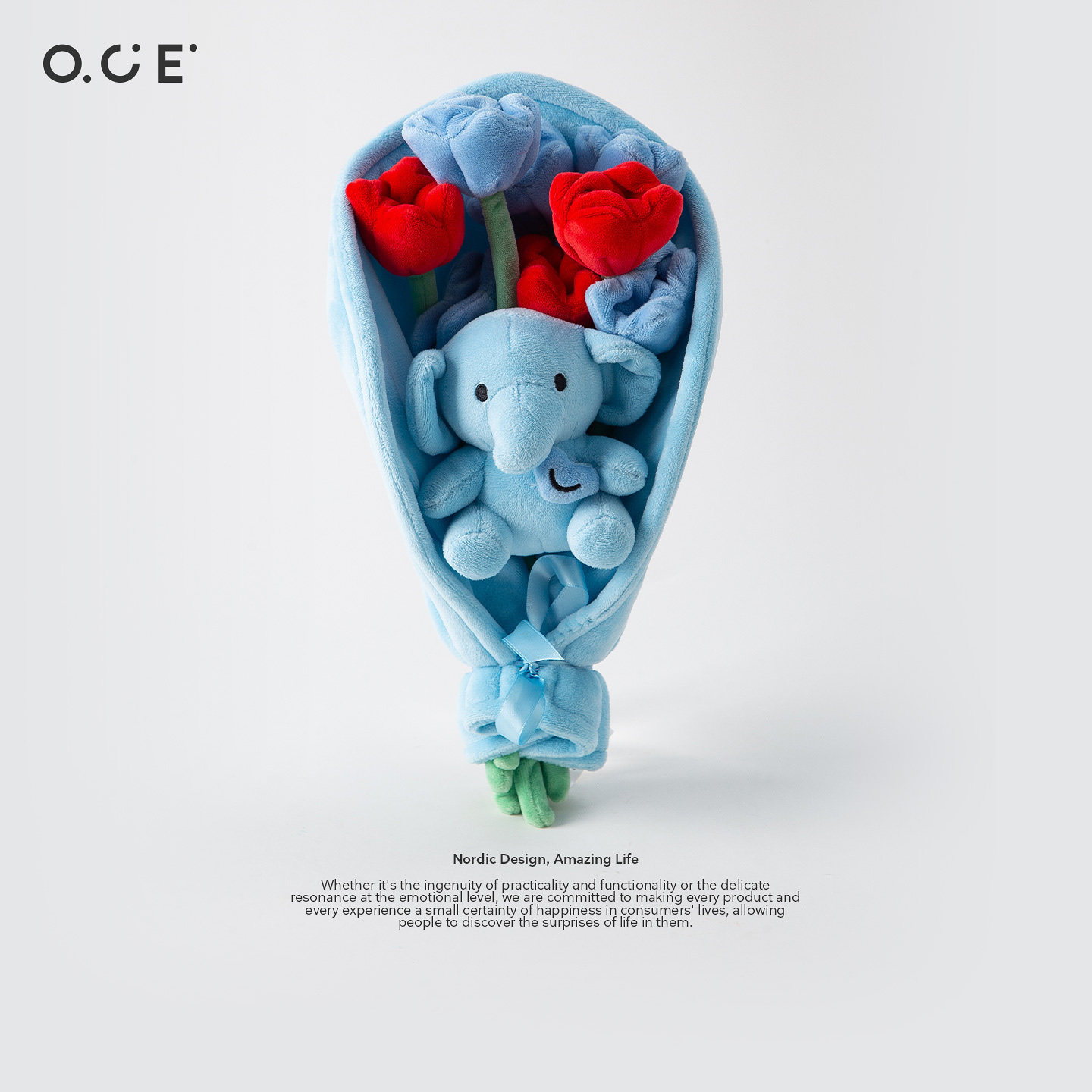 OCE奶芙绒绒团绒花束毕业季送礼毛绒花束闺蜜生日礼物玩偶娃娃