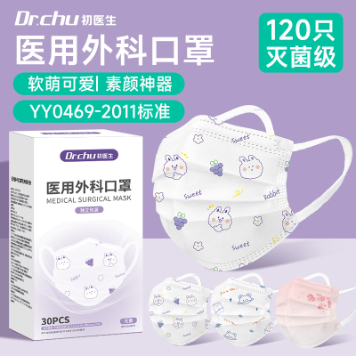 2025女高颜值新款医用口罩灭菌级