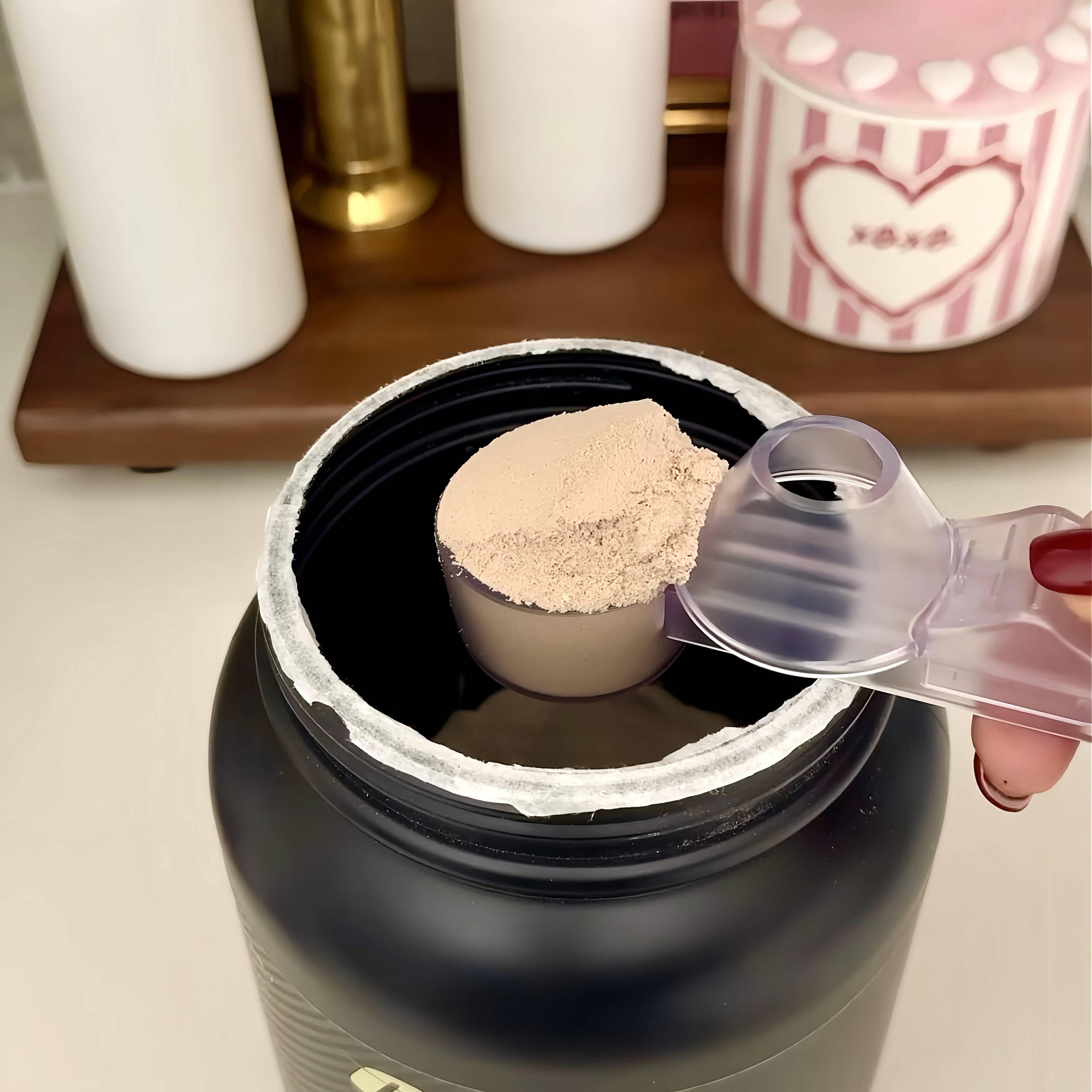 新款滑动量勺蛋白粉勺子防漏家用计量勺咖啡奶粉多功能避免撒浪费