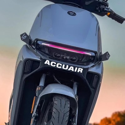 九号M3M95c85cN90E100200PNzMzMIX贴纸前档装饰反光ACCUAIR车贴