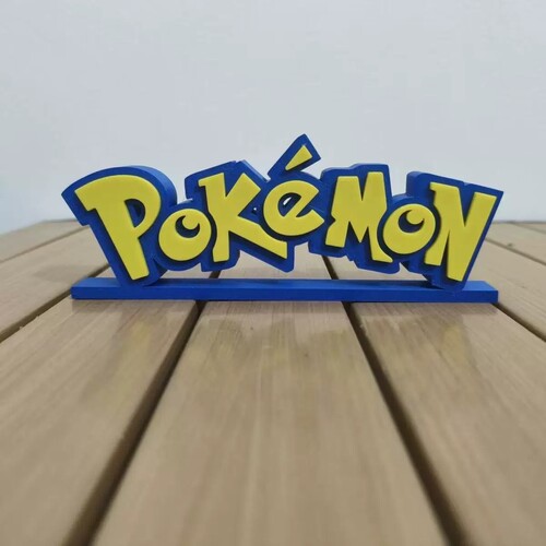 pokemon宝可梦立牌logo标志摆件新款立标模型摆件动漫周边收藏品