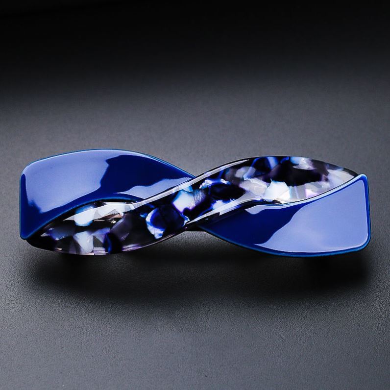 夹子头饰半扎发后脑勺一字夹