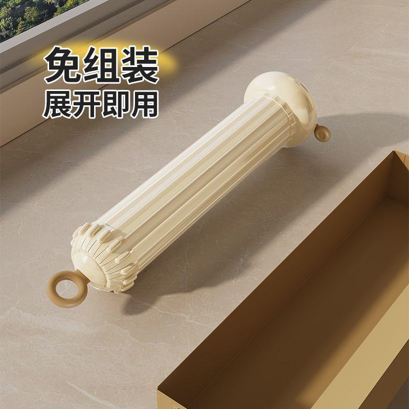 章鱼折叠晾衣架落地阳台室内家用简易组装伸缩小型多功能晒被神器