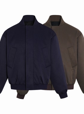 August rain新雪丽G棉高效保暖廓形短宽bomber飞行夹克夹棉外套