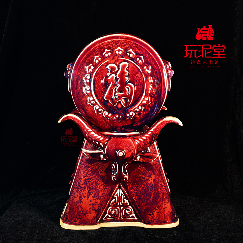 摆件牛年扭转乾坤工艺品