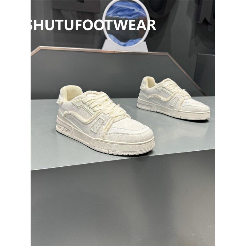 2024四季同款时尚休闲男女同款厚底运动鞋潮流百搭舒适低帮板鞋