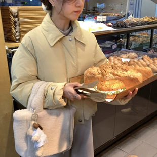 Approach0.1现H25冬款 韩国东大门纯色简约翻领轻薄保暖外套羽绒服