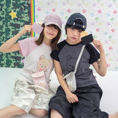 hugyourskin轻松熊联名款短袖T恤