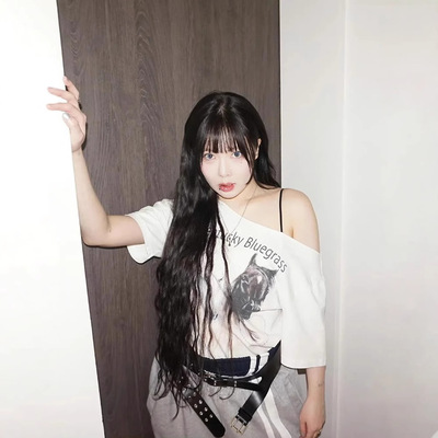 sculptor金泫雅同款宽松显瘦T恤