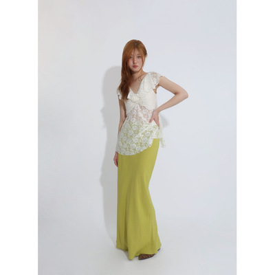 纯色东大门蕾丝气质背心蕾丝