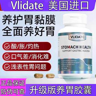 Vlidate进口养胃 胃黏膜保护剂猴头菇+谷氨酰胺洋甘菊 提升胃动力