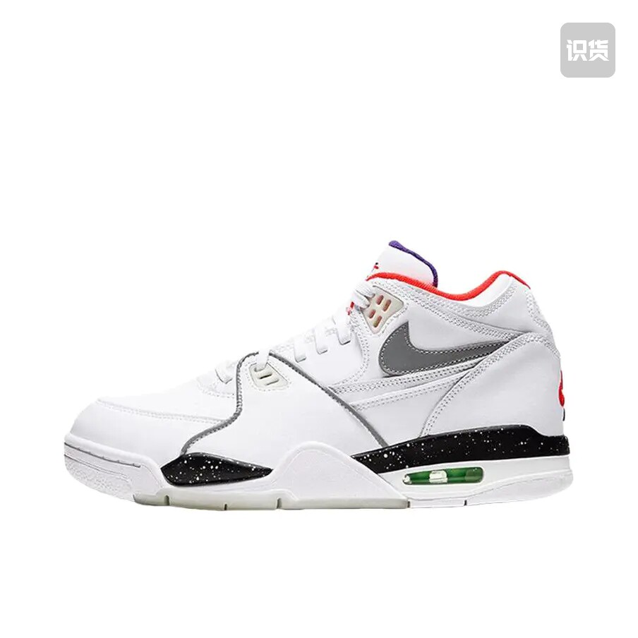 Nike Air Flight 89 AJ4兄弟白镭射夜光男子CW2616-101小孙仓