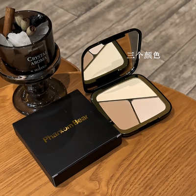 幻影小熊三色塑颜修容盘高光一体提亮珠哑光鼻影阴影面部日常学生