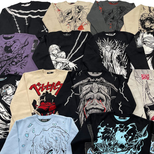 剑风传奇日漫经典针织套头毛衣