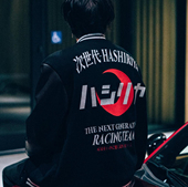 次世代hashiriyama日系复古小众刺绣竞速JDM赛车风格 棒球夹克男