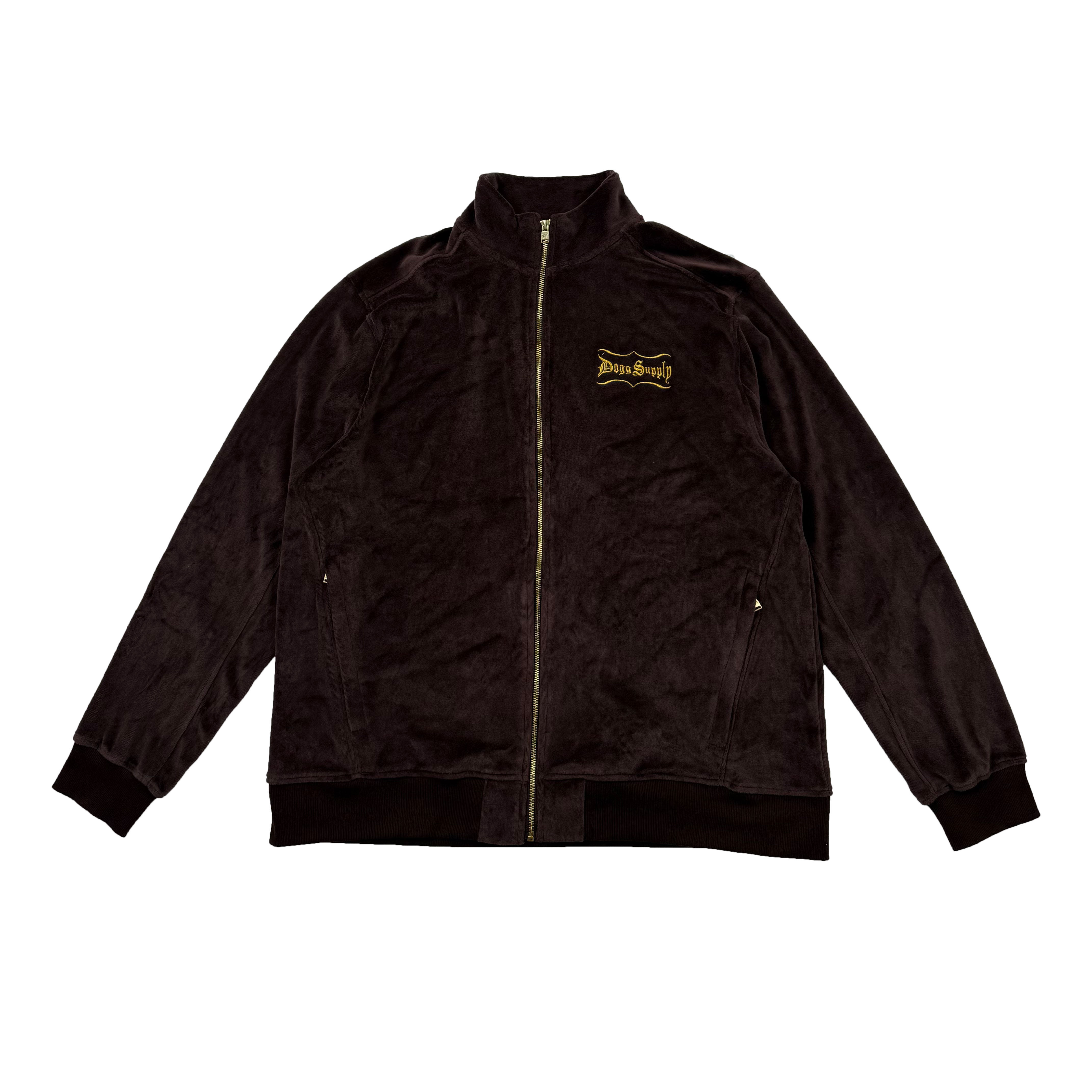 vintage美式复古丝绒软趴立领宽松百搭刺绣春秋拉链外套夹克男女,男装,夹克,淘宝优惠券,粉丝福利购,淘宝优惠卷