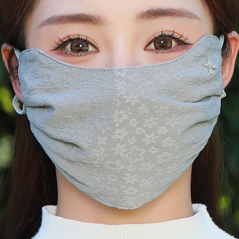 口罩女冬季保暖高颜值印花护眼角显脸小防寒防风骑车开车防冻面罩