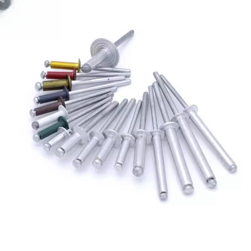 抽芯铆钉彩色烤漆拉铆钉铝制国标拉钉柳钉平头圆头卯钉5斤M54包邮,五金/工具,抽芯铆钉,淘宝优惠券,粉丝福利购,淘宝优惠卷