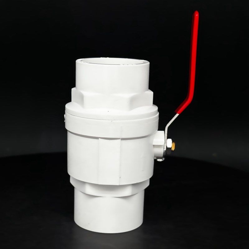 pvc球阀DN20 25 32 40 50 63 75 90 110螺纹内丝水管开关塑料阀门