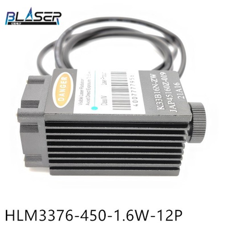 激光模组蓝光450nm12V输入可调光斑3D雕刻打印机光源配件