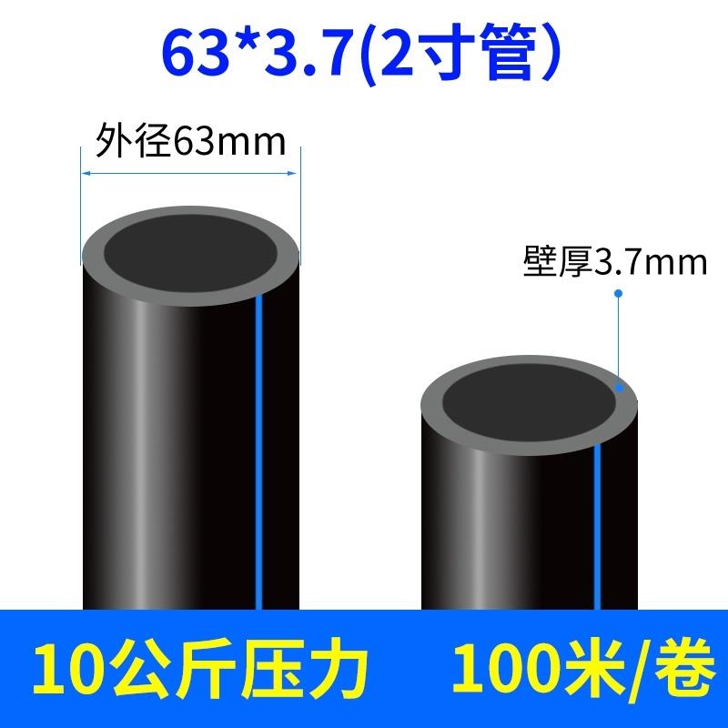 pe管配件管盘管自动浇花系统农用硬管灌溉管节水给水管果园图片