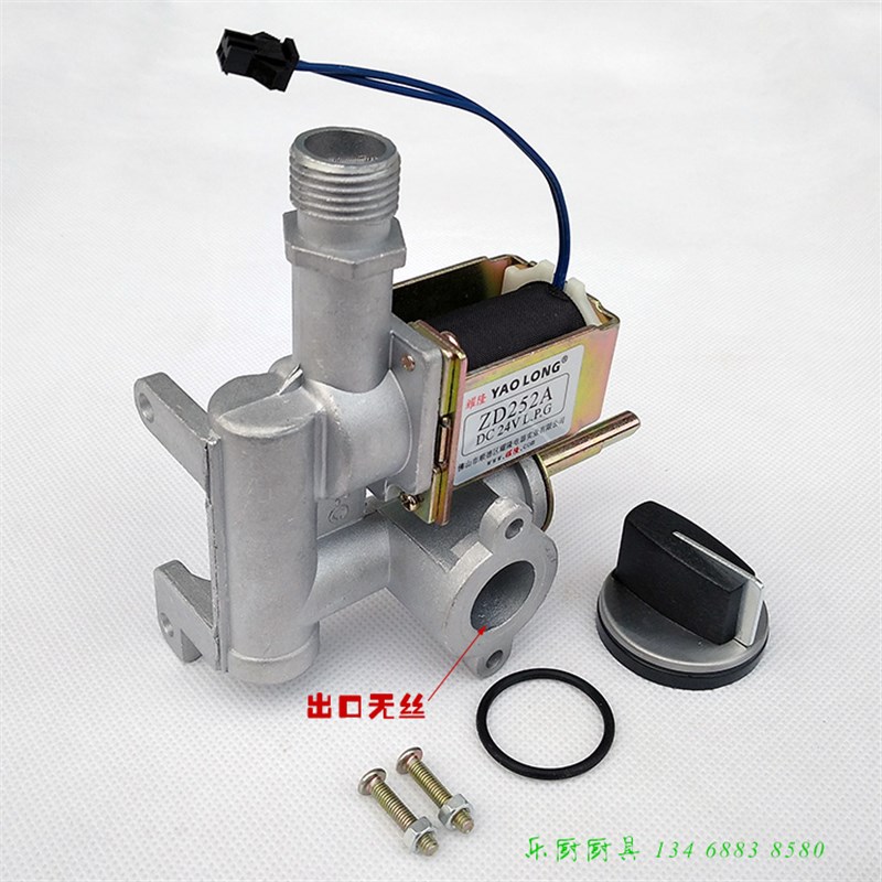 耀隆ZD252A电磁阀24V 蒸汽发生器自吸阀 蒸汽机柜蒸气锅炉配件