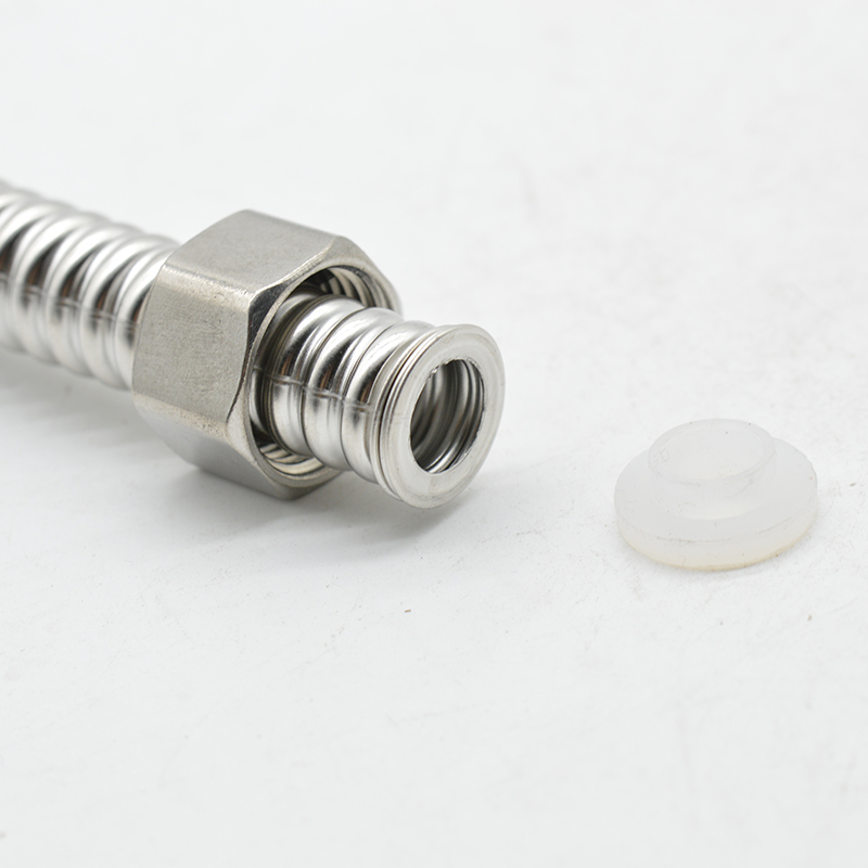 百战阀门  进口304不锈钢波纹管4分热水器冷热进水管防爆金属软管