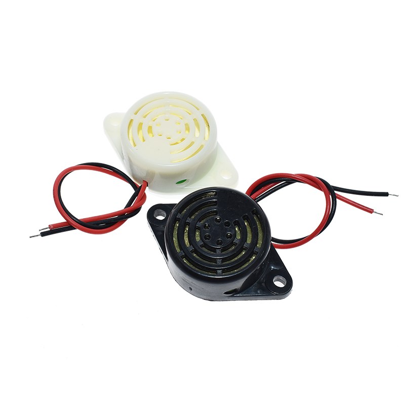 压电式有源蜂鸣器  DC3-24V电子蜂鸣器 连续声 间断声 SFM-27型-W