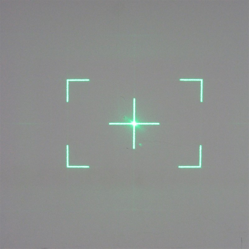 15.8度长方框带十字效果取景器激光器红光绿光蓝光十字线激光器