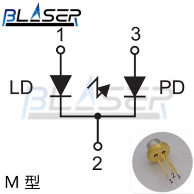 650nm 5mw 红色激光二极管M型RLD65MPT3日本原装进口Laser Diodes