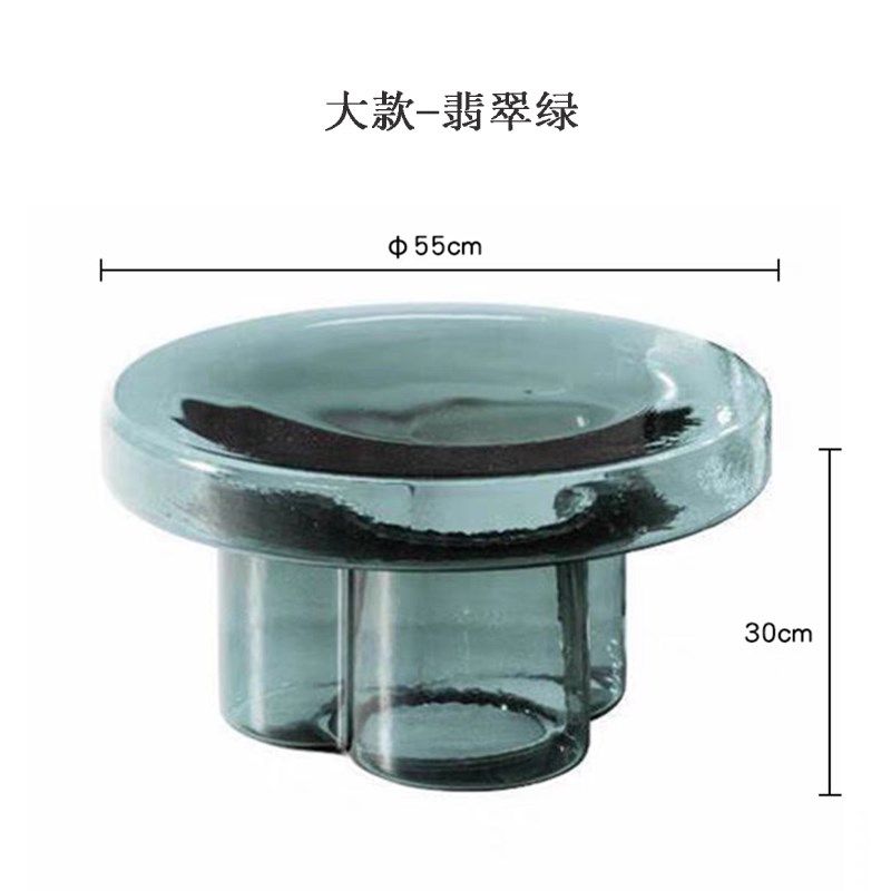 轻奢高级感沙发边几玻璃客厅设计师角几沙发阳台圆形茶几意式茶桌,个性定制/设计服务/DIY,明信片定制,淘宝优惠券,粉丝福利购,淘宝优惠卷