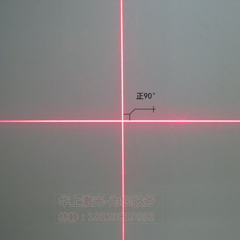 可调点状一字十字线激光器 直流3.5-25V红光200mw高亮激光定位灯