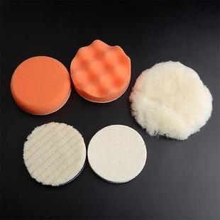 2寸3寸4寸5寸7寸 平面海绵波浪海绵羊毛球抛光轮气动打磨机打蜡