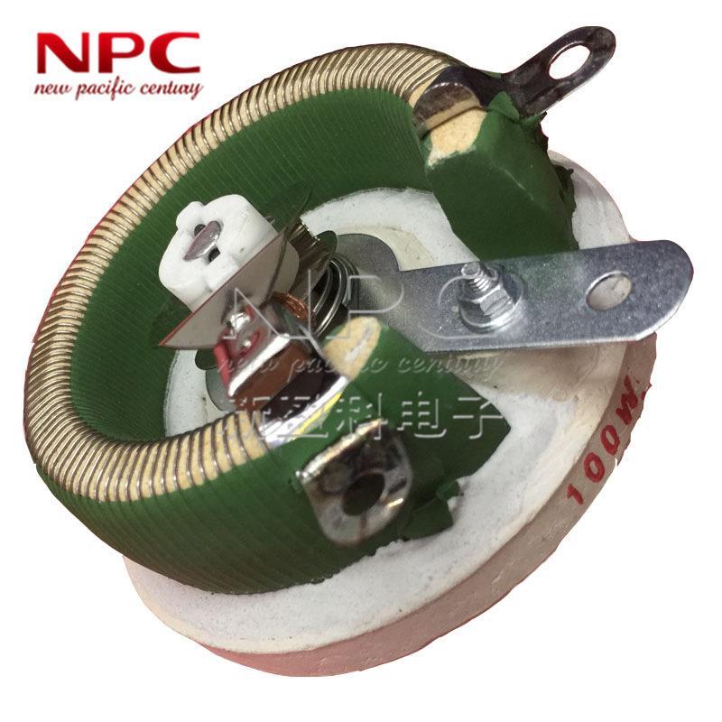 150W瓷盘电阻 BC1-150W200RJ 5%大功率可调滑动圆盘绕线变阻器